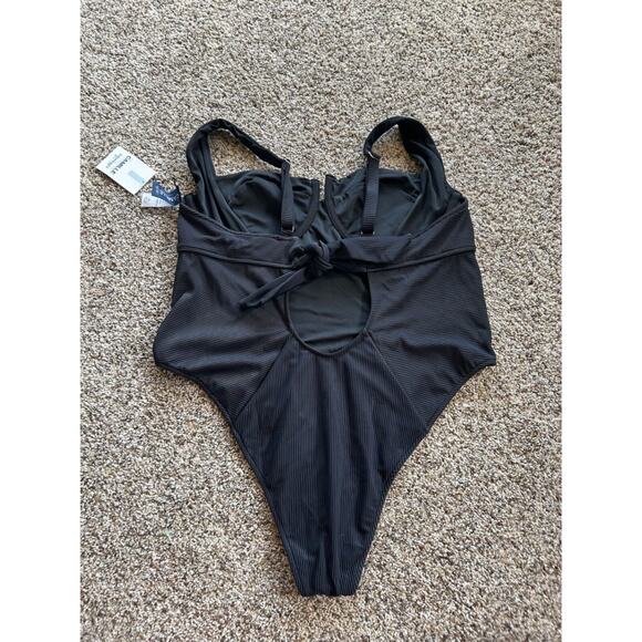 Swimsuits For All sz 1XL SWIMSUIT Camille Kostek Bathing Suit Ribbed F24 - Picture 4 of 9